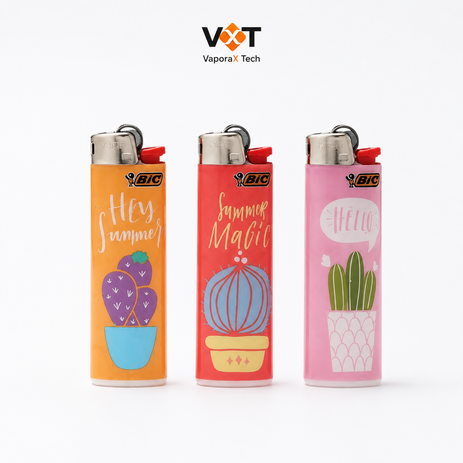 BIC® J3 Pocket Lighter – Summer Cactus Collection