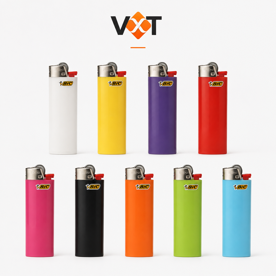 BIC® J3 Solid Colour Pocket Lighter – Original