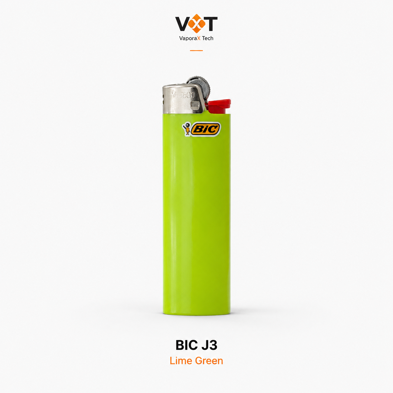 BIC® J3 Solid Colour Pocket Lighter – Original