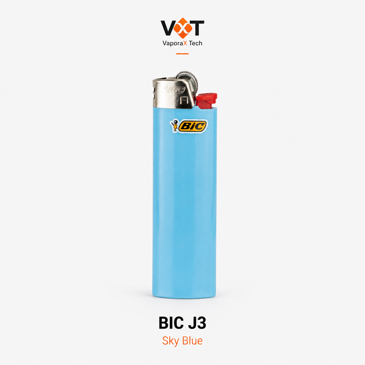 BIC® J3 Solid Colour Pocket Lighter – Original